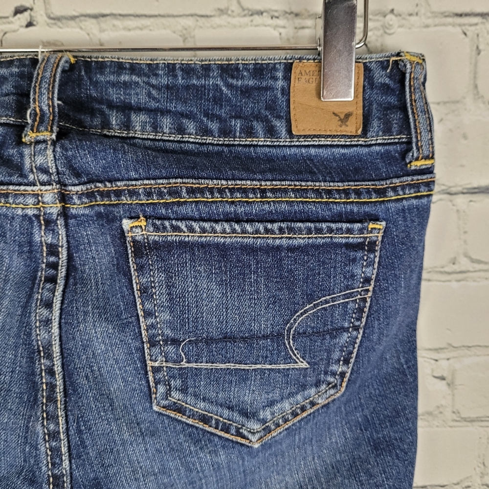 AMERICAN EAGLE | straight low rise jeans